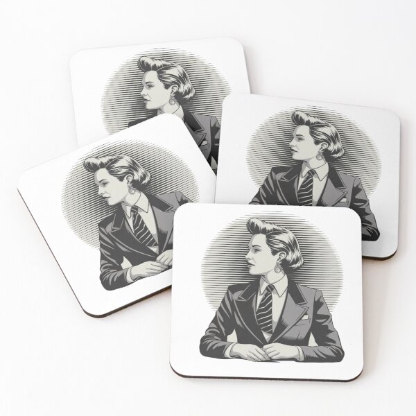 Item preview, Retro Halftone Portrait – Vintage Pop Art Style Illustration designed and sold by Krzepcia.