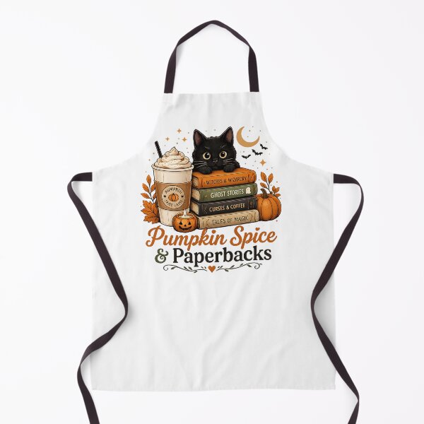 Item preview, Wichy Cat Book Lovers Pumpkin Spice designed and sold by charmshop.