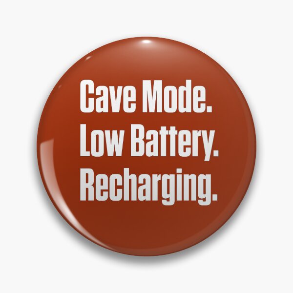 Item preview, Cave Mode Low Battery AuDHD Burnout Tee designed and sold by Notty DOT.