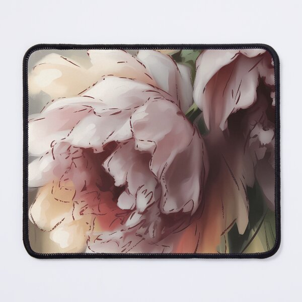 Item preview, Blush Pink Peony Oil Painting — Soft Romantic Floral Wall Art Botanical Print Home Decor designed and sold by SellingWSarah17.