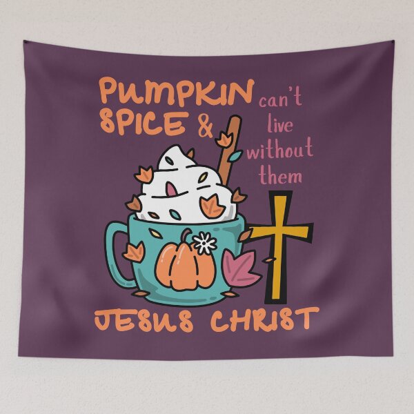 Item preview, Need Jesus Christ and Pumpkin Spice Coffee Lover, Fall For Jesus, Love Pumpkin Spice Latte, Cute Christian Fall  designed and sold by Forevermore.