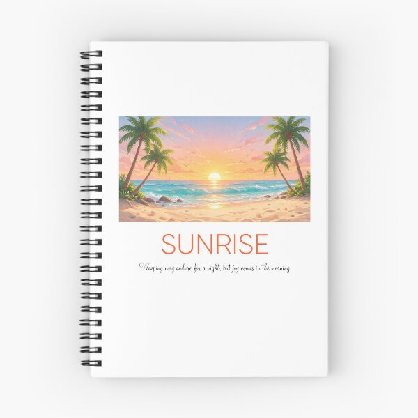 Item preview, Sunrise - Joy Comes in the morning Christian clothing designed and sold by elbraf.