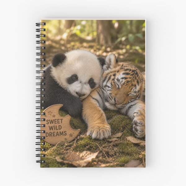 Item preview, Sweet Wild Dreams Baby Panda Tiger Cuddle designed and sold by BagFactoryUK.