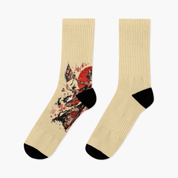 Item preview, Four-Armed Warrior Cat Geisha | Sakura Kimono | Japanese Feline Art designed and sold by Natalia-Vlad.