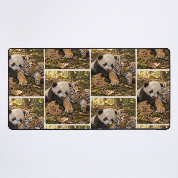 Item preview, Sweet Wild Dreams Baby Panda Tiger Cuddle designed and sold by BagFactoryUK.
