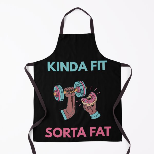 Item preview, Kinda Fit Sorta Fat Funny Gym Weightlifting Donut T-Shirt designed and sold by VectorForge.
