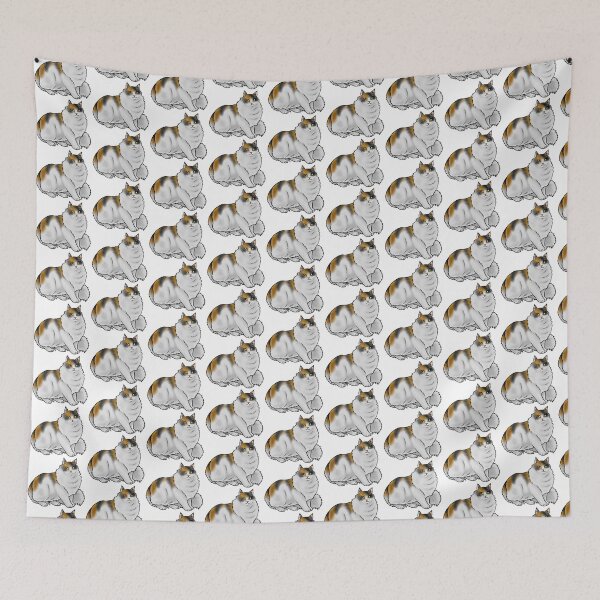 Item preview, Cat - Norwegian Forest Cat - Calico designed and sold by Jennifer Stolzer.