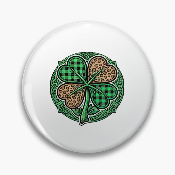 Item preview, leopard shamrock heart st patricks design designed and sold by ArtDesignTp.
