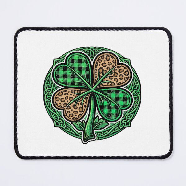 Item preview, leopard shamrock heart st patricks design designed and sold by ArtDesignTp.