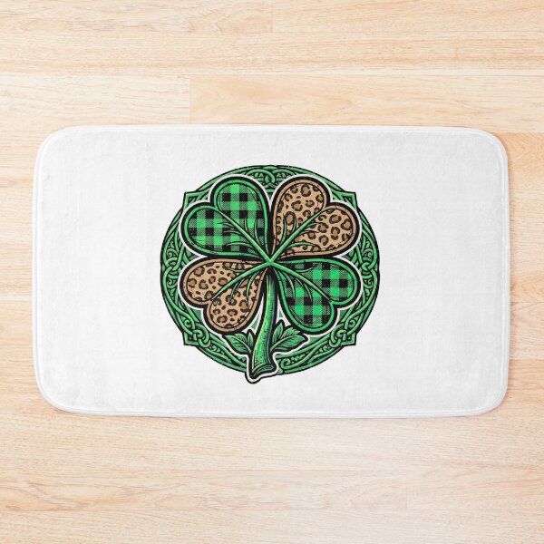 Item preview, leopard shamrock heart st patricks design designed and sold by ArtDesignTp.