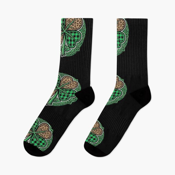 Item preview, leopard shamrock heart st patricks design designed and sold by ArtDesignTp.