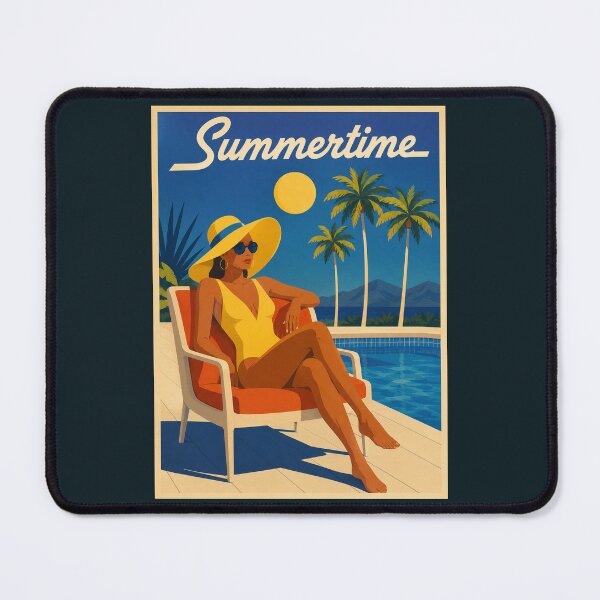 Item preview, Vintage Summertime Poster designed and sold by GoodOldVintage.
