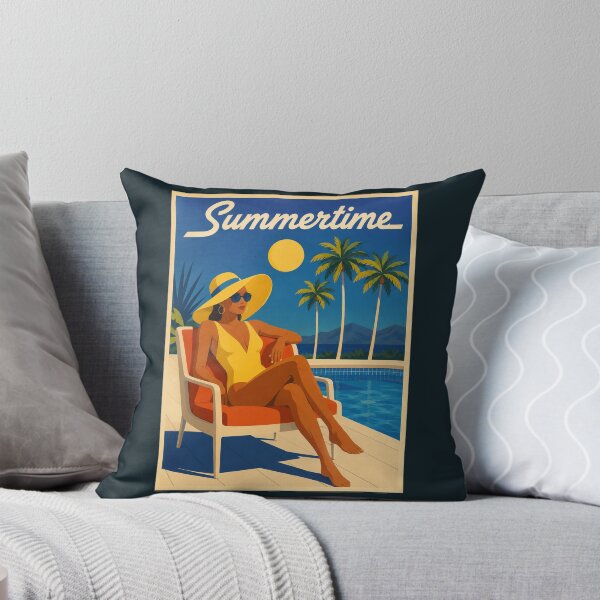 Item preview, Vintage Summertime Poster designed and sold by GoodOldVintage.