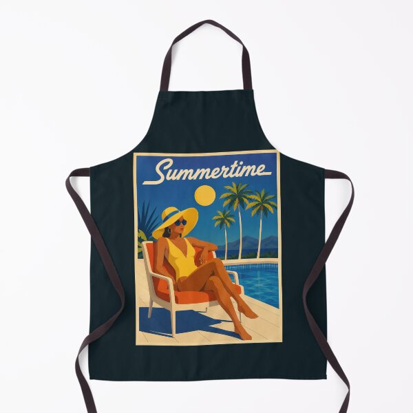 Item preview, Vintage Summertime Poster designed and sold by GoodOldVintage.