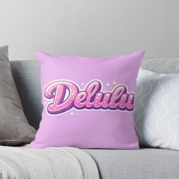 Item preview, Delulu Aesthetic Typography | Trendy Gen Z Minimal Text Sticker & T-Shirt Design designed and sold by designbyuzi.