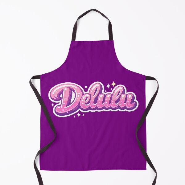 Item preview, Delulu Aesthetic Typography | Trendy Gen Z Minimal Text Sticker & T-Shirt Design designed and sold by designbyuzi.