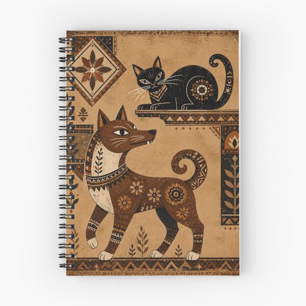 Item preview, Folk Art Cat and Fox Companions designed and sold by Rohan132.