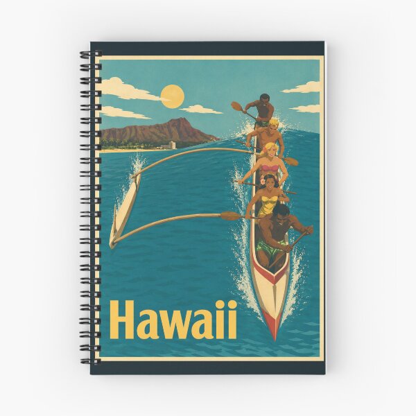 Item preview, Vintage Hawaii Poster designed and sold by GoodOldVintage.