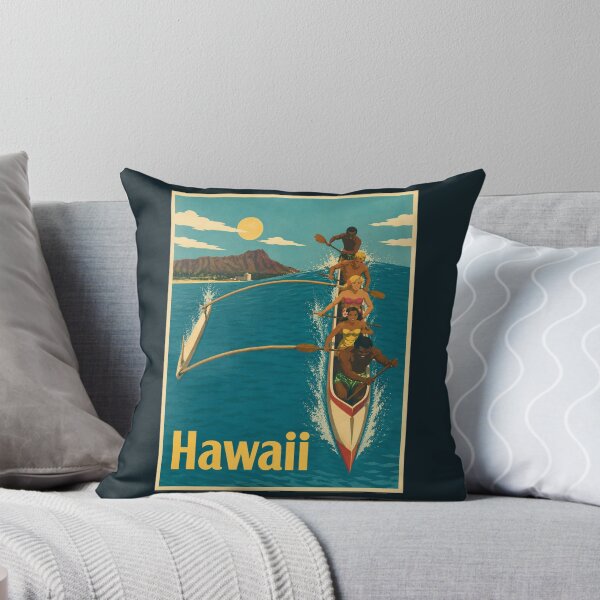 Item preview, Vintage Hawaii Poster designed and sold by GoodOldVintage.