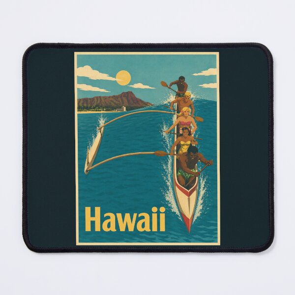 Item preview, Vintage Hawaii Poster designed and sold by GoodOldVintage.
