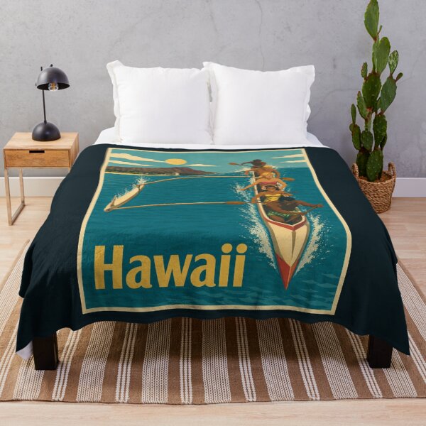 Item preview, Vintage Hawaii Poster designed and sold by GoodOldVintage.