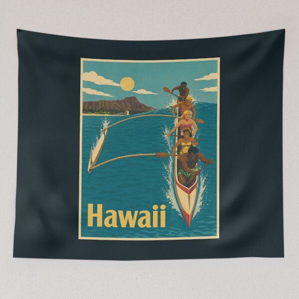 Item preview, Cartel vintage de Hawaii designed and sold by GoodOldVintage.