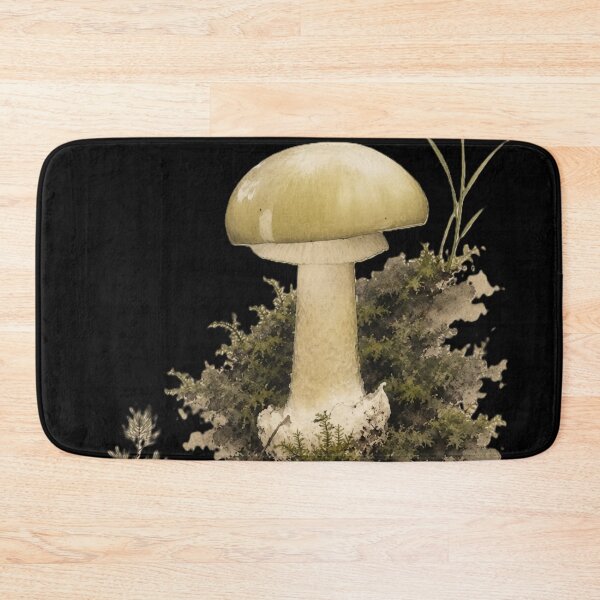 Item preview, Golden Amanita Botanical Watercolor designed and sold by 63Hotpeppers.