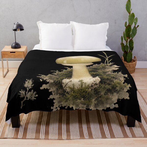 Item preview, Golden Amanita Botanical Watercolor designed and sold by 63Hotpeppers.