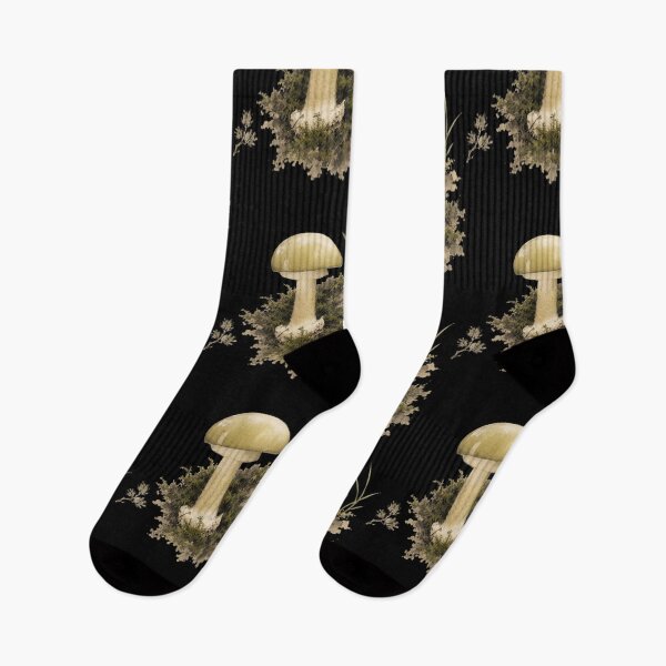 Item preview, Golden Amanita Botanical Watercolor designed and sold by 63Hotpeppers.