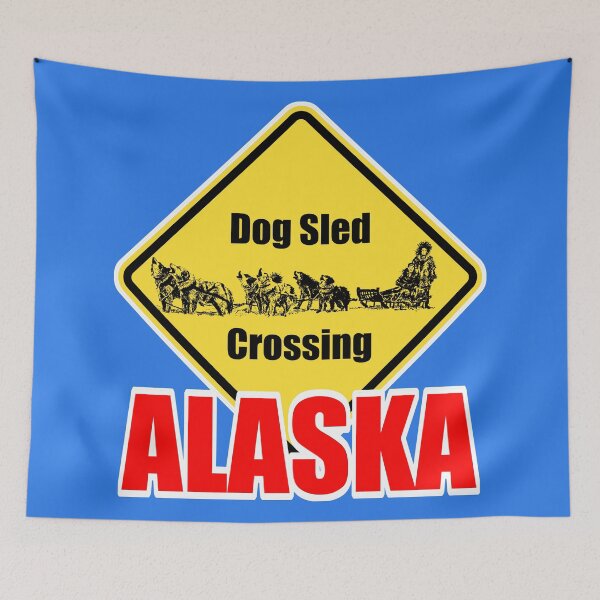 Item preview, Dog Sled Crossing, Alaska designed and sold by AlaskaExtreme.