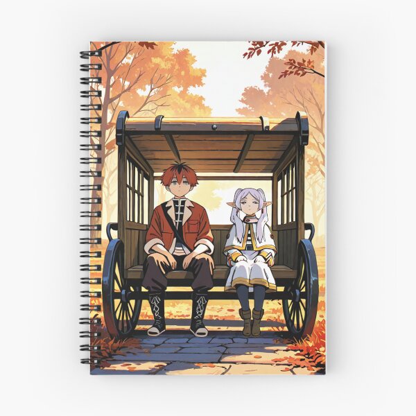 Item preview, Art - Manga Characters in a Carriage, Colorful Autumn Scene designed and sold by AnimeShin.