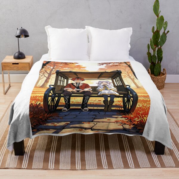 Item preview, Art - Manga Characters in a Carriage, Colorful Autumn Scene designed and sold by AnimeShin.