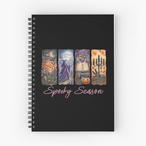 Item preview, Watercolor Halloween Spooky Season Vector Art - Haunted Witchy Gothic Aesthetic 4-Panel designed and sold by ILIASSART.