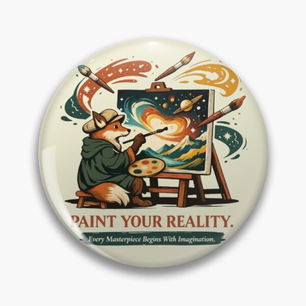Item preview, Paint Your Reality – Cosmic Fox Artist designed and sold by Dogandesighn.
