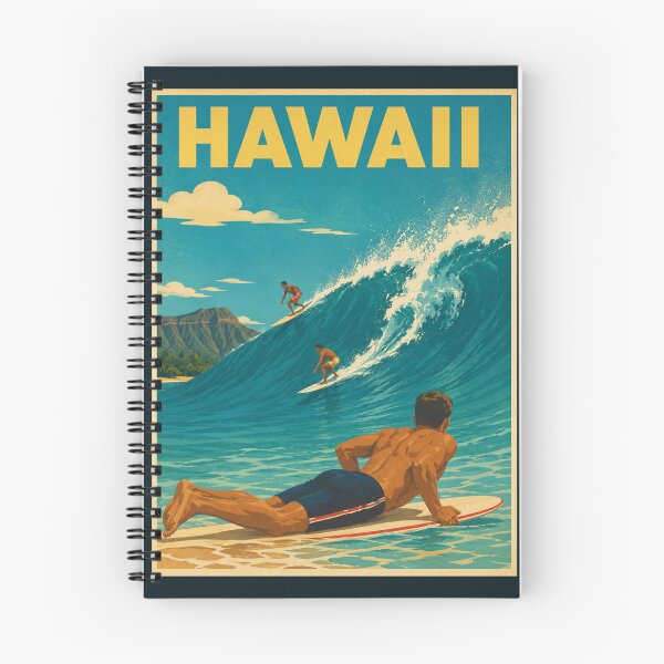 Item preview, Vintage Hawaii Poster designed and sold by GoodOldVintage.
