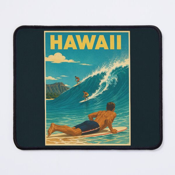 Item preview, Vintage Hawaii Poster designed and sold by GoodOldVintage.