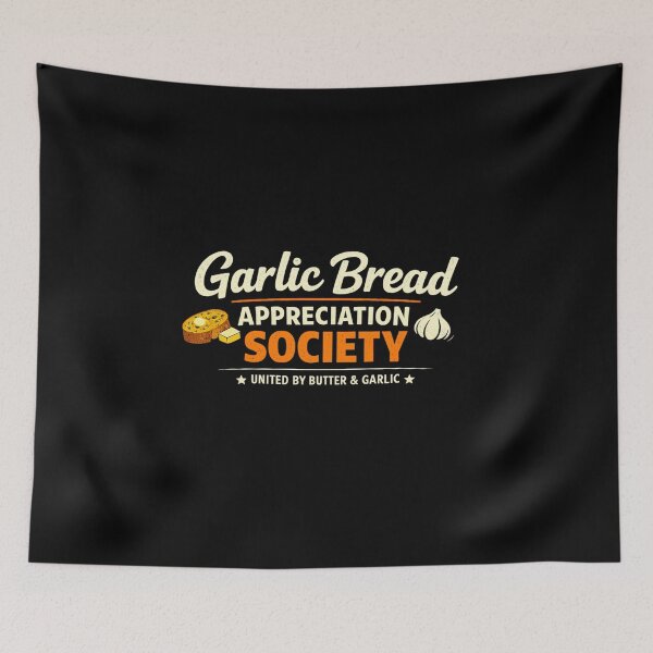 Item preview, Garlic Bread Appreciation Society |  United by Butter & Garlic 1 designed and sold by Ripoubsb.