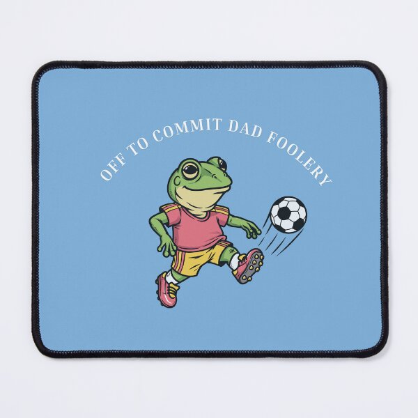 Item preview, Off to Commit Dad Foolery Funny Wizard Frog on Scooter Cartoon designed and sold by HamadaArtivio1.