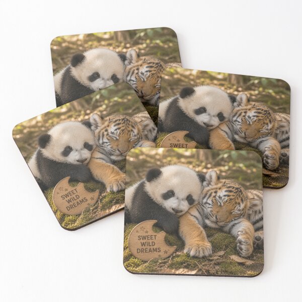 Item preview, Sweet Wild Dreams Baby Panda Tiger Cuddle designed and sold by BagFactoryUK.