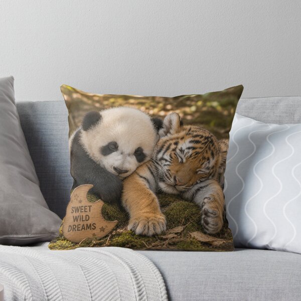 Item preview, Sweet Wild Dreams Baby Panda Tiger Cuddle designed and sold by BagFactoryUK.
