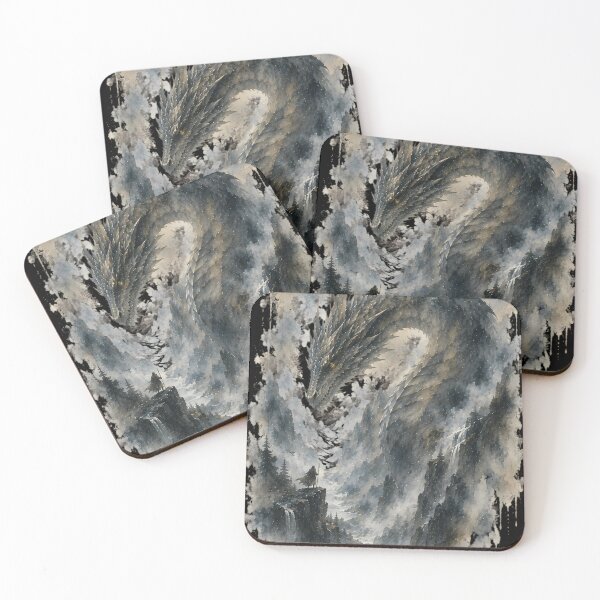 Item preview, Fafnir Dragon Norse Mythology Watercolor designed and sold by DarkOriginArts.