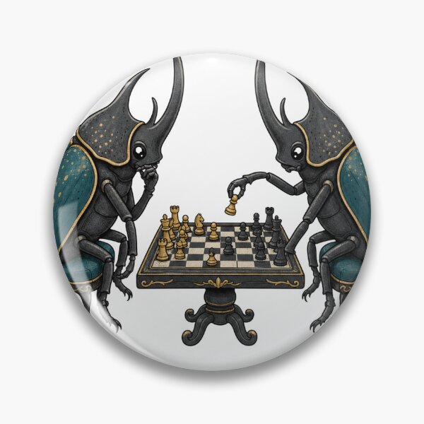 Item preview, Horned Beetle Chess Match designed and sold by GoverArt.