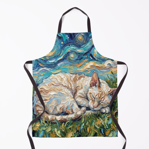 Item preview, Sleepy Cornish Rex Night designed and sold by AjaTrier.