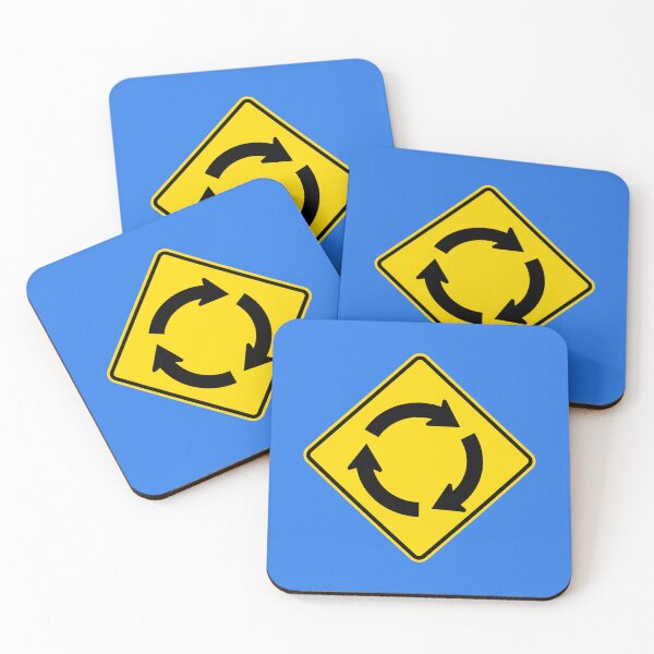 Item preview, Roundabout (Traffic Circle) Road Sign designed and sold by AlaskaExtreme.