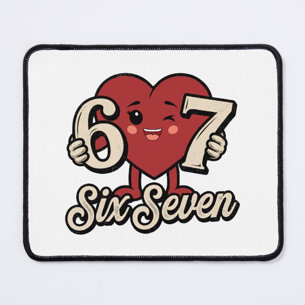 Item preview, cute 67 valentines heart meme six seven designed and sold by ArtDesignTp.