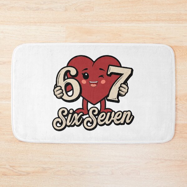 Item preview, cute 67 valentines heart meme six seven designed and sold by ArtDesignTp.