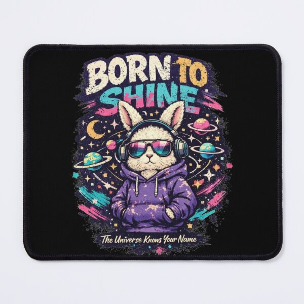 Item preview, Born to Shine – Cosmic Rabbit Art designed and sold by Dogandesighn.