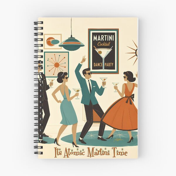 Item preview, Its Atomic Martini Time Dance Party designed and sold by Lee Hiller Designs.
