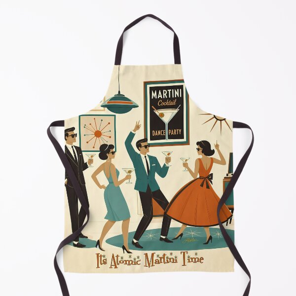 Item preview, Its Atomic Martini Time Dance Party designed and sold by Lee Hiller Designs.