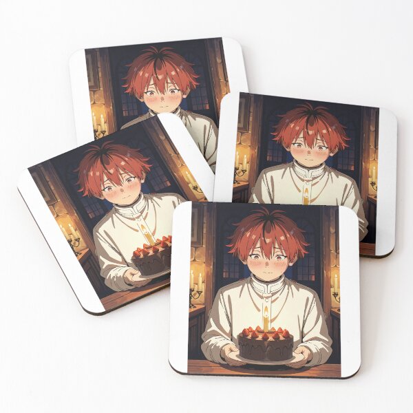 Item preview, Art - Red haired anime character, Fantastic portrait with gothic nuances designed and sold by AnimeShin.